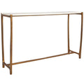 Tavolo consolle Affinity finitura oro antico