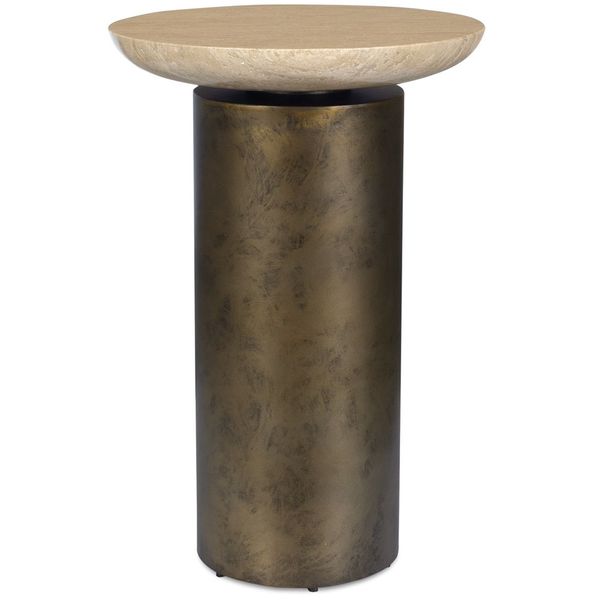 Tavolo decorativo interno ed esterno Oslo in Ottone