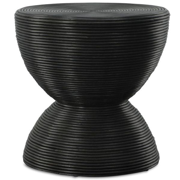 Tavolino laterale Bongo, Colore Nero