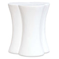 Tavolino d'angolo Tortola, Colore Bianco